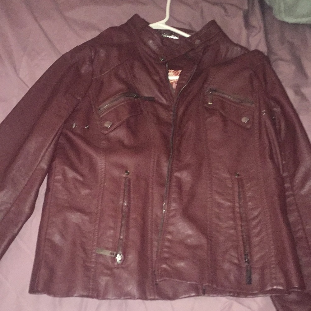 Leather jacket